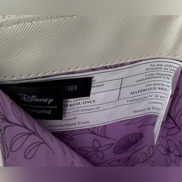 Rare Disney Loungefly Ariel Watercolor Sketch Bifold Wallet Clutch - Picture 8 of 9